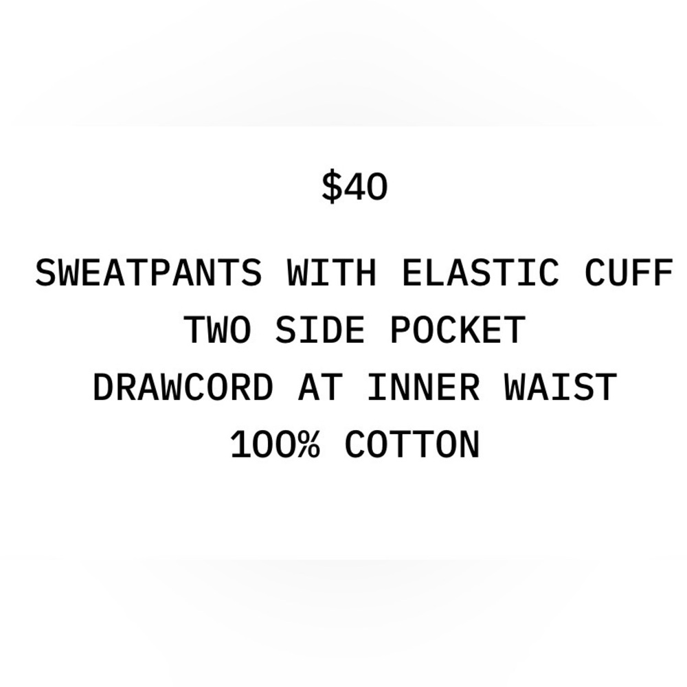 Yeezy Supply White Jogger Sweatpants Size 1 - Picture 10 of 10
